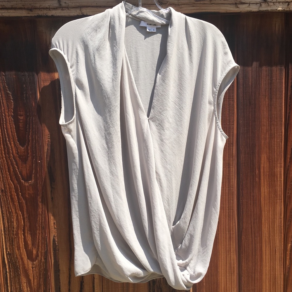 Helmut Lang grey blouse
